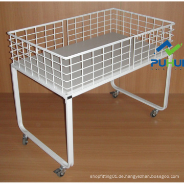 Rollable Metal Wire Dump Rack (PHY508)